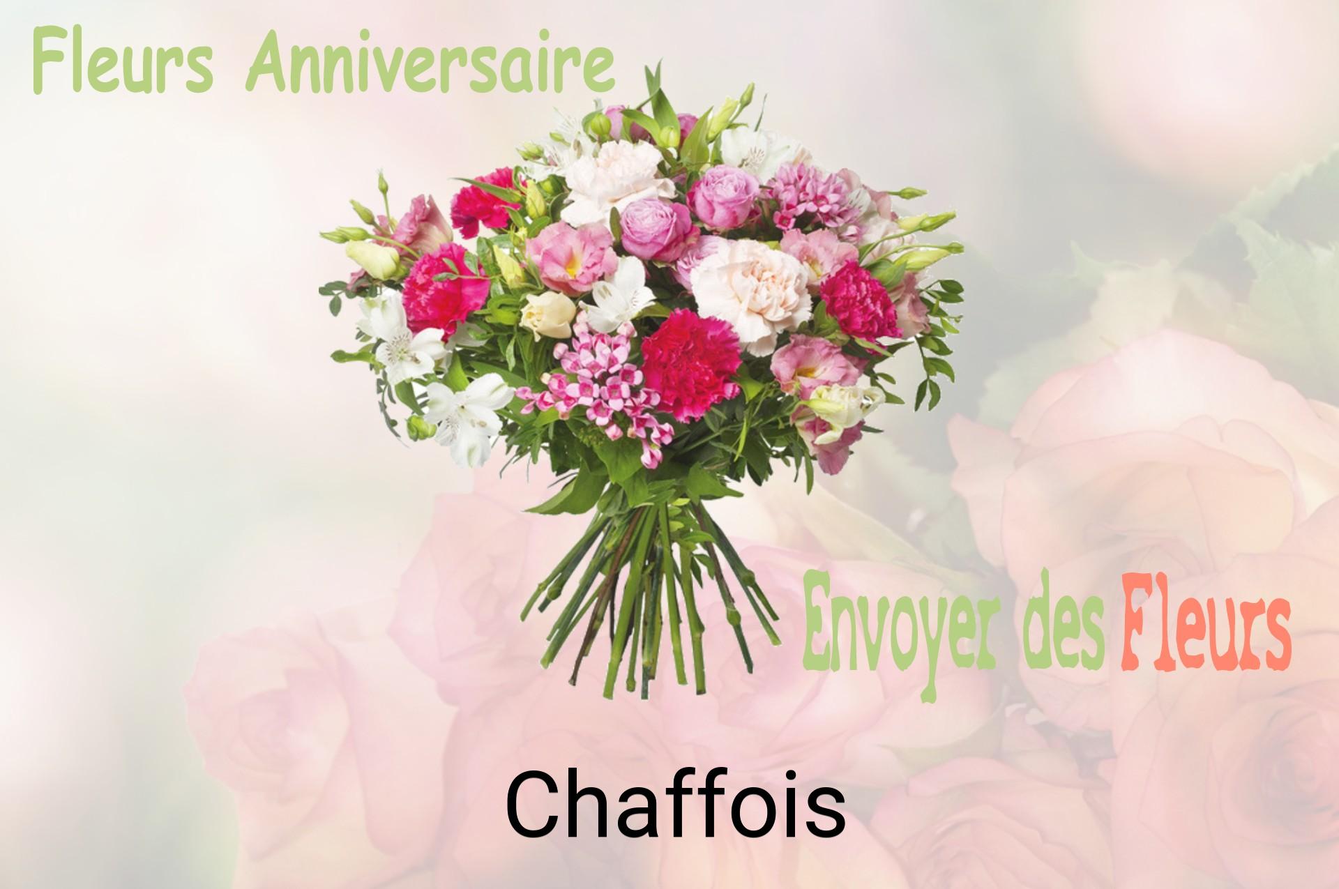 Bouquet de fleurs d’anniversaire livré à Chaffois